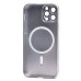 Чехол-накладка для Apple iPhone 12 Pro (титановый) - SM020 Matte SafeMag