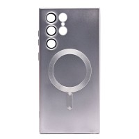 Чехол-накладка для Samsung Galaxy S22 Ultra (титановый) - SM020 Matte SafeMag