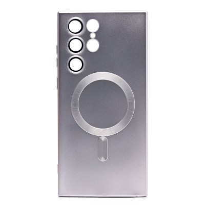 Чехол-накладка для Samsung Galaxy S22 Ultra (титановый) - SM020 Matte SafeMag