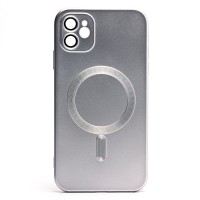 Чехол-накладка для Apple iPhone 11 (титановый) - SM020 Matte SafeMag
