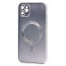 Чехол-накладка для Apple iPhone 11 (титановый) - SM020 Matte SafeMag