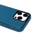 Чехол-накладка для Apple iPhone 14 Pro (синий) - PC084 экокожа