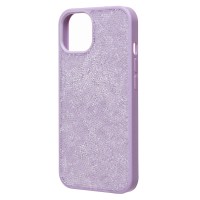 Чехол-накладка для Apple iPhone 13 россыпь кристаллов (ледяной фиолетовый) - PC071 POSH SHINE