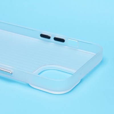Чехол-накладка для Apple iPhone 13 (матовый прозрачный) - PC089