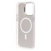 Чехол-накладка для Apple iPhone 15 Pro Max (белый) - SM025 SafeMag