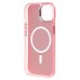 Чехол-накладка для Apple iPhone 15 (розовый) - SM025 SafeMag