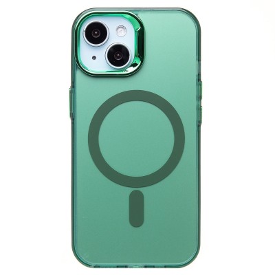 Чехол-накладка для Apple iPhone 15 (зеленый) - SM025 SafeMag Чехол-накладка для Apple iPhone 15 (зеленый) - SM025 SafeMag