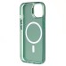 Чехол-накладка для Apple iPhone 15 (зеленый) - SM025 SafeMag