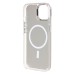 Чехол-накладка для Apple iPhone 15 (белый) - SM025 SafeMag