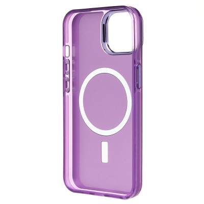 Чехол-накладка для Apple iPhone 13 (фиолетовый) - SM025 SafeMag