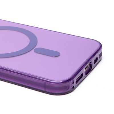 Чехол-накладка для Apple iPhone 13 (фиолетовый) - SM025 SafeMag