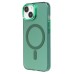 Чехол-накладка для Apple iPhone 14 (зеленый) - SM025 SafeMag