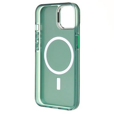 Чехол-накладка для Apple iPhone 14 (зеленый) - SM025 SafeMag