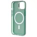 Чехол-накладка для Apple iPhone 14 (зеленый) - SM025 SafeMag