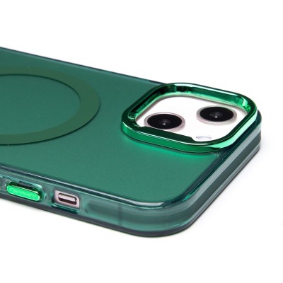 Чехол-накладка для Apple iPhone 14 (зеленый) - SM025 SafeMag