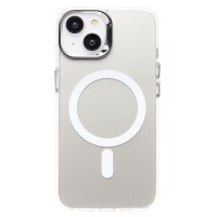Чехол-накладка для Apple iPhone 13 (белый) - SM025 SafeMag