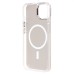 Чехол-накладка для Apple iPhone 13 (белый) - SM025 SafeMag