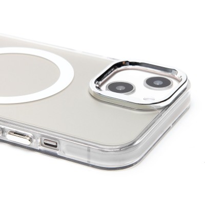 Чехол-накладка для Apple iPhone 13 (белый) - SM025 SafeMag