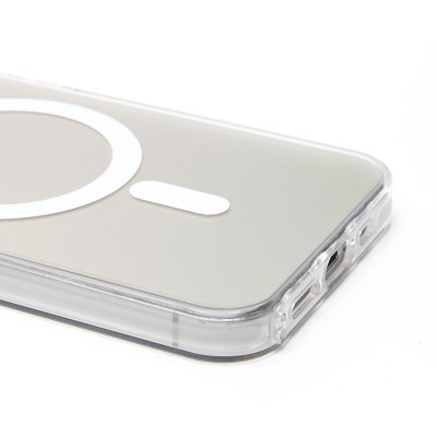 Чехол-накладка для Apple iPhone 13 (белый) - SM025 SafeMag