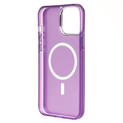 Чехол-накладка для Apple iPhone 13 Pro Max (фиолетовый) - SM025 SafeMag Чехол-накладка для Apple iPhone 13 Pro Max (фиолетовый) - SM025 SafeMag