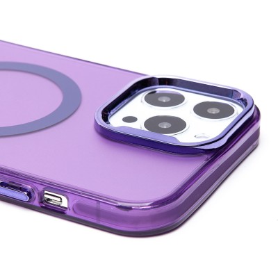Чехол-накладка для Apple iPhone 13 Pro Max (фиолетовый) - SM025 SafeMag Чехол-накладка для Apple iPhone 13 Pro Max (фиолетовый) - SM025 SafeMag