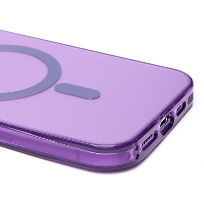 Чехол-накладка для Apple iPhone 13 Pro Max (фиолетовый) - SM025 SafeMag Чехол-накладка для Apple iPhone 13 Pro Max (фиолетовый) - SM025 SafeMag