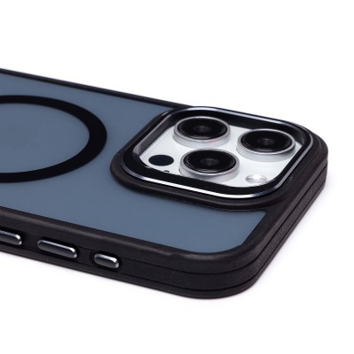 Чехол-накладка для Apple iPhone 15 Pro Max (черный) - SM026 SafeMag