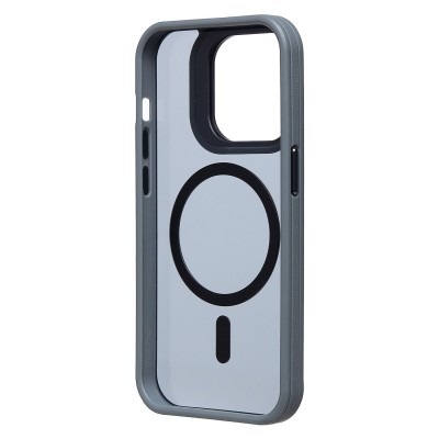 Чехол-накладка для Apple iPhone 14 Pro (серый) - SM026 SafeMag