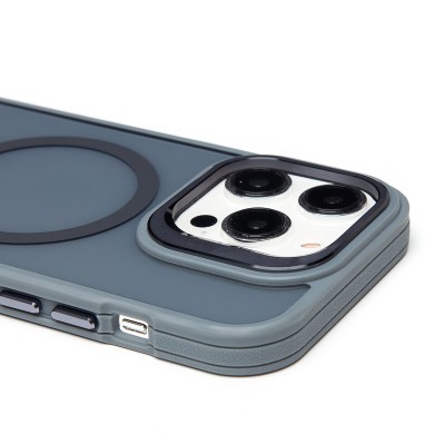 Чехол-накладка для Apple iPhone 14 Pro (серый) - SM026 SafeMag