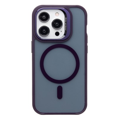 Чехол-накладка для Apple iPhone 14 Pro (темно-фиолетовый) - SM026 SafeMag