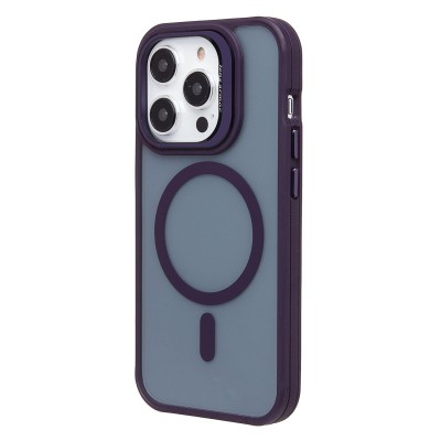 Чехол-накладка для Apple iPhone 14 Pro (темно-фиолетовый) - SM026 SafeMag