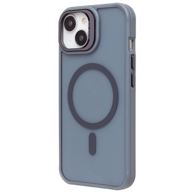 Чехол-накладка для Apple iPhone 13/iPhone 14 (серый) - SM026 SafeMag