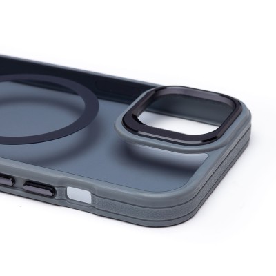 Чехол-накладка для Apple iPhone 13/iPhone 14 (серый) - SM026 SafeMag