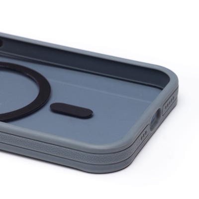 Чехол-накладка для Apple iPhone 13/iPhone 14 (серый) - SM026 SafeMag