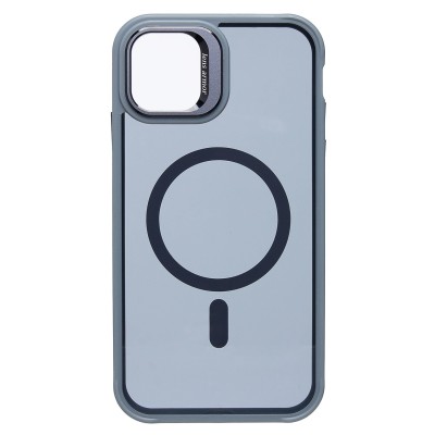 Чехол-накладка для Apple iPhone 11 (серый) - SM026 SafeMag