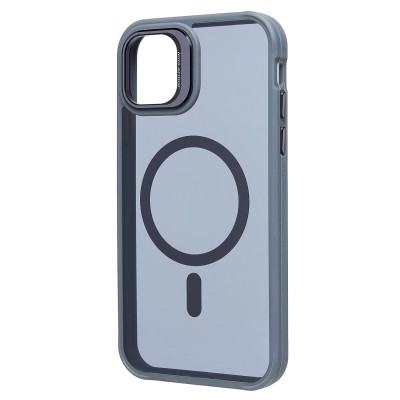 Чехол-накладка для Apple iPhone 11 (серый) - SM026 SafeMag