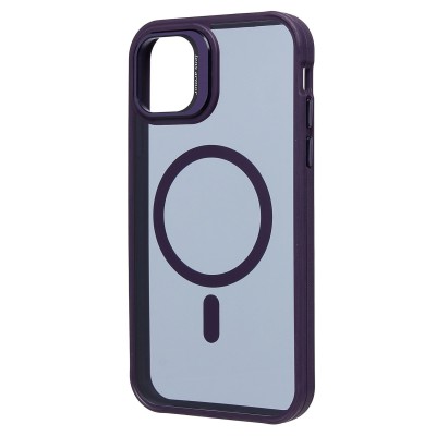 Чехол-накладка для Apple iPhone 11 (темно-фиолетовый) - SM026 SafeMag