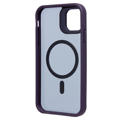 Чехол-накладка для Apple iPhone 11 (темно-фиолетовый) - SM026 SafeMag