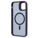 Чехол-накладка для Apple iPhone 11 (темно-фиолетовый) - SM026 SafeMag