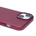 Чехол-накладка для Apple iPhone 15 (бордовый) - SC345