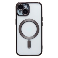 Чехол-накладка для Apple iPhone 15 (черный) - SM027 SafeMag