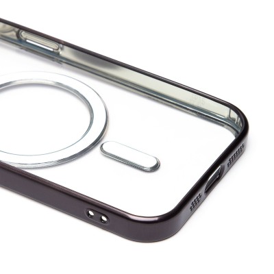 Чехол-накладка для Apple iPhone 15 (черный) - SM027 SafeMag