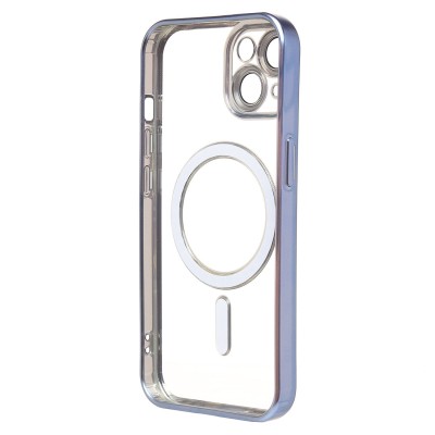 Чехол-накладка для Apple iPhone 15 (синий) - SM027 SafeMag