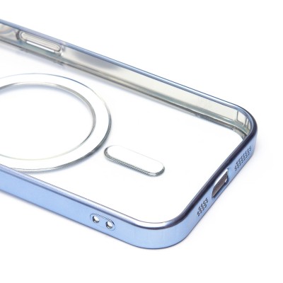 Чехол-накладка для Apple iPhone 15 (синий) - SM027 SafeMag
