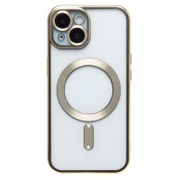 Чехол-накладка для Apple iPhone 15 (золотой) - SM027 SafeMag