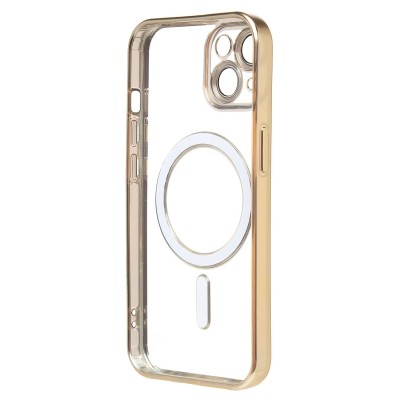 Чехол-накладка для Apple iPhone 15 (золотой) - SM027 SafeMag