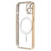 Чехол-накладка для Apple iPhone 15 (золотой) - SM027 SafeMag