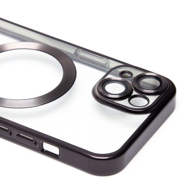 Чехол-накладка для Apple iPhone 14 (черный) - SM027 SafeMag Чехол-накладка для Apple iPhone 14 (черный) - SM027 SafeMag