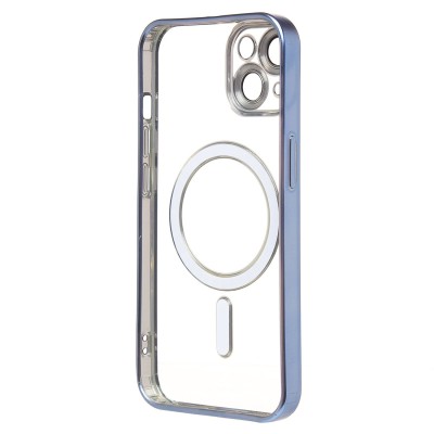 Чехол-накладка для Apple iPhone 14 (синий) - SM027 SafeMag