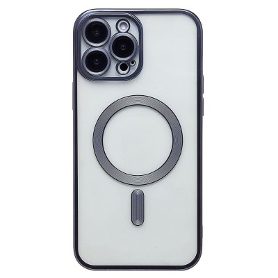 Чехол-накладка для Apple iPhone 13 Pro Max (титановый синий) - SM027 SafeMag